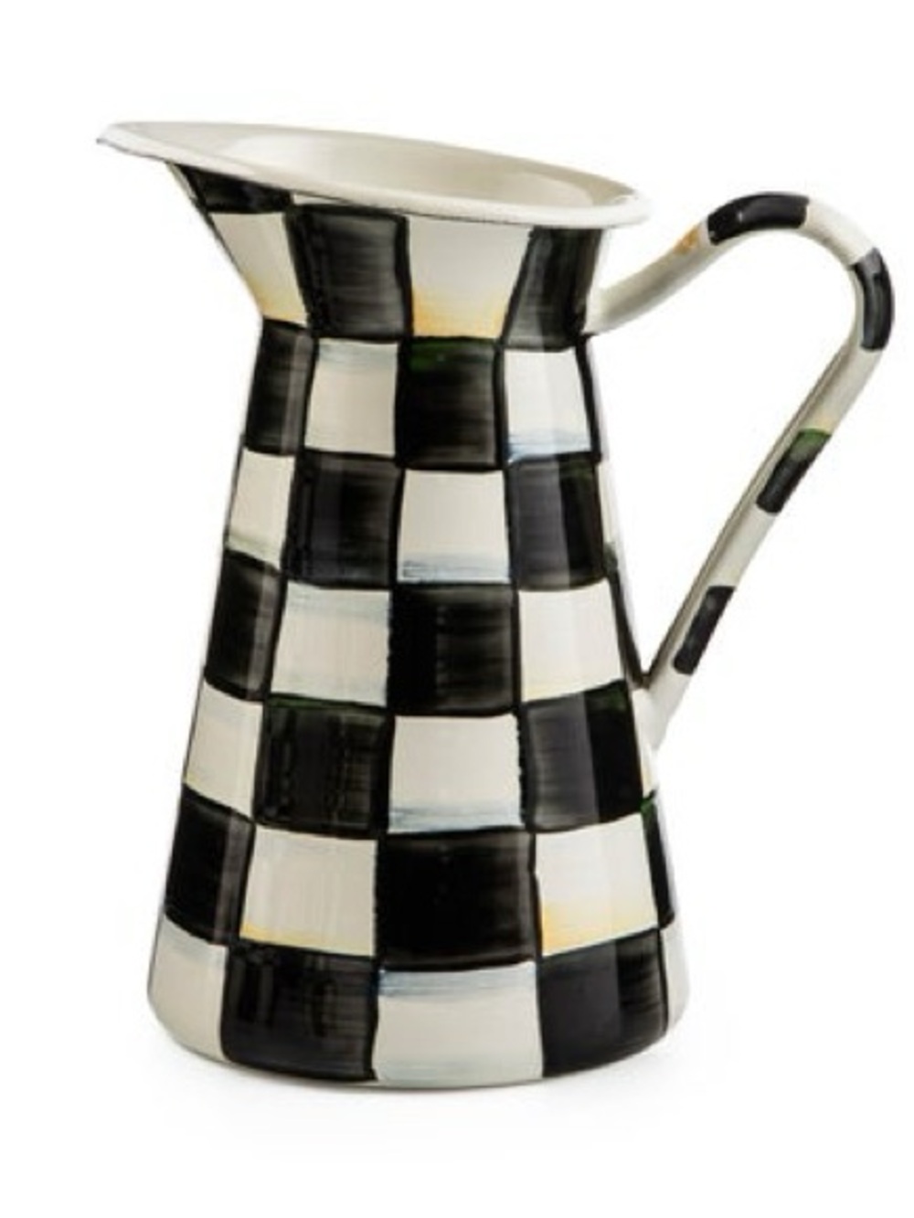 MacKenzie Childs Courtly Check Medium Practical Pitcher